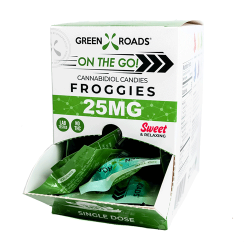 On The Go Froggie Gravity Dispenser 25mg by Green Roads