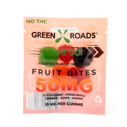On The Go Fruit Bites Gravity Dispenser 50mg by Green Roads
