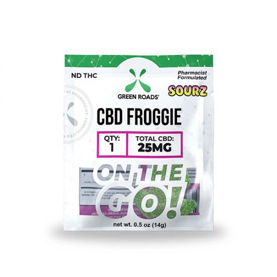 On The Go Sourz Froggie 25mg by Green Roads