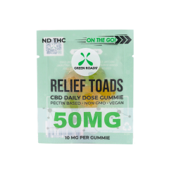 On The Go Relief Toads Gravity Dispenser 50mg by Green Roads