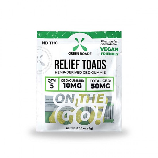On The Go Relief Toads 50mg by Green Roads